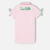 Abito da bambina chemisier a righe
