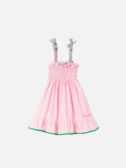 Abito da bambina con stampa vichy