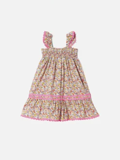 Abito da bambina con stampa fiori Liberty | EDIZIONE SPECIALE LIBERTY