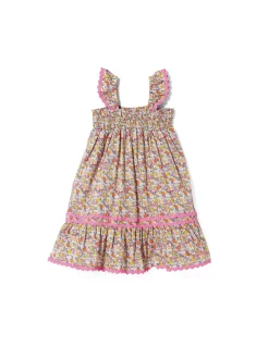 Abito da bambina con stampa fiori Liberty | EDIZIONE SPECIALE LIBERTY