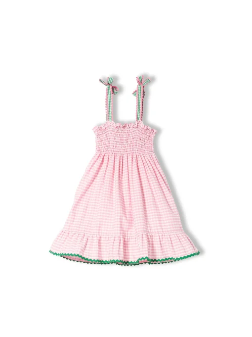 Abito da bambina con stampa vichy