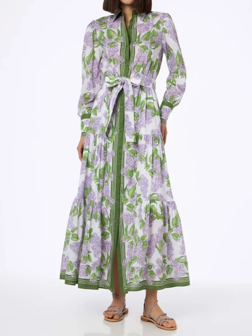 Abito da donna in cotone Jensen con stampa floreale