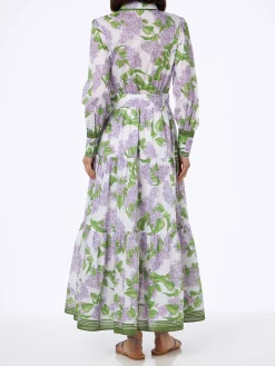 Abito da donna in cotone Jensen con stampa floreale