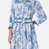 Abito da donna in lino Toile de Jouy Daisy
