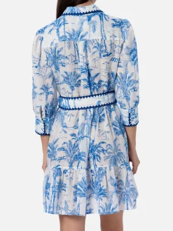 Abito da donna in lino Toile de Jouy Daisy