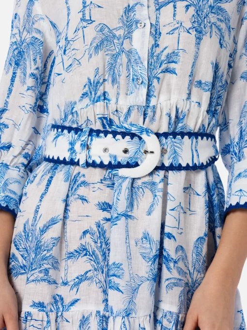 Abito da donna in lino Toile de Jouy Daisy