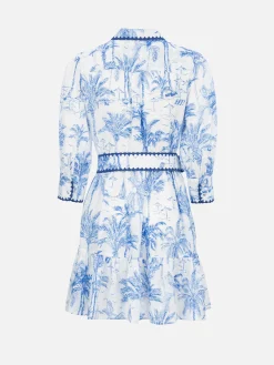 Abito da donna in lino Toile de Jouy Daisy