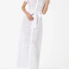 Abito da donna in sangallo bianco