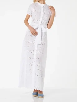 Abito da donna in sangallo bianco