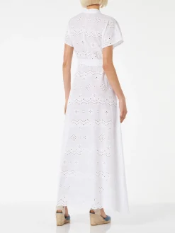 Abito da donna in sangallo bianco