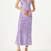 Abito sottoveste da donna con stampa margherite