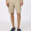 Bermuda da uomo in lino beige Rodi