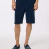 Bermuda da uomo in spugna blu navy Rande Sponge