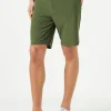 Bermuda da uomo verde militare