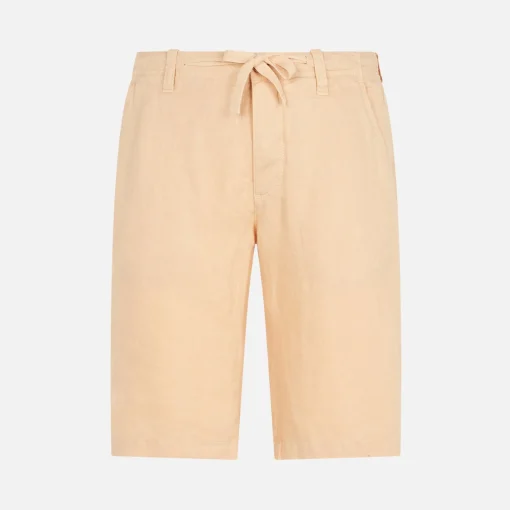 Bermuda di lino beige