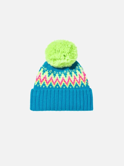 Berretto da bambina con pompon