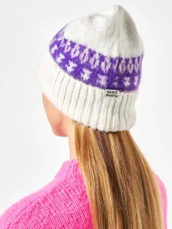 Berretto da donna ultra morbido con jacquard nordico