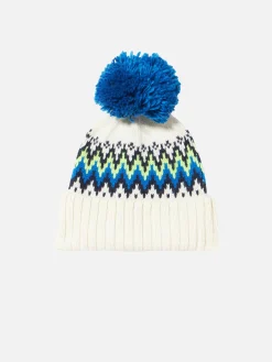 Berretto da uomo con jacquard islandese