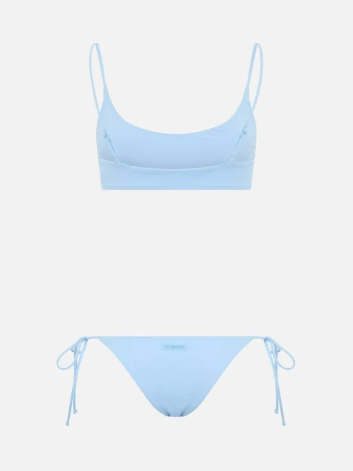 Bikini a bralette azzurro chiaro da donna Judy Naomi