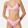 Bikini a bralette con stampa animalier