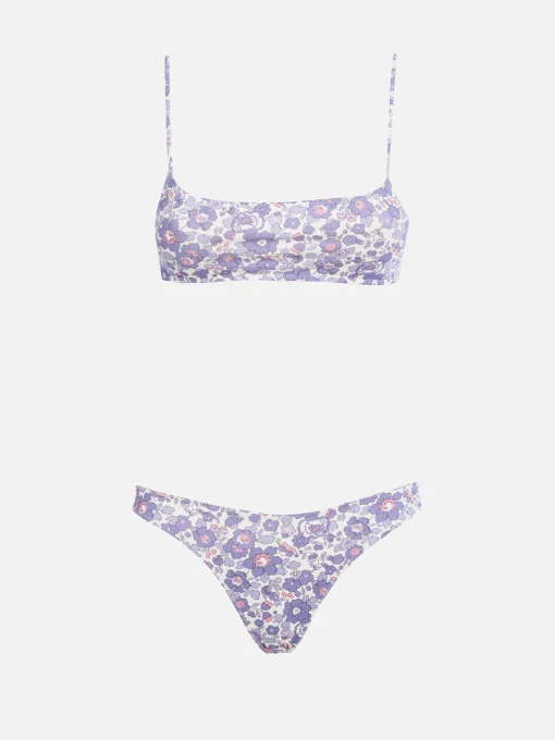 Bikini a bralette da donna Betsy Sadie Naomi | REALIZZATO CON TESSUTO LIBERTY