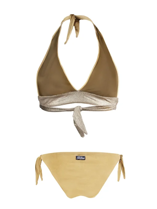 Bikini a bralette oro