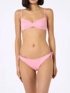 Bikini a bralette rosa scoop da donna May Yali