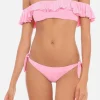 Bikini a fascia con volant