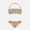 Bikini a fascia da bambina con stampa Liberty | EDIZIONE SPECIALE LIBERTY