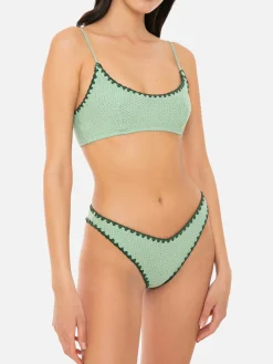 Bikini a fascia da donna all'uncinetto