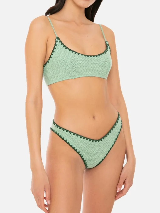 Bikini a fascia da donna all'uncinetto