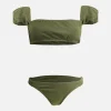 Bikini a fascia verde militare