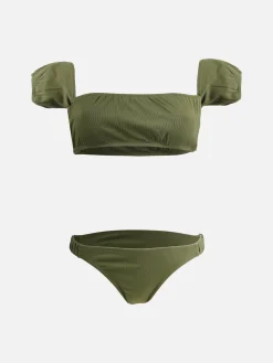 Bikini a fascia verde militare