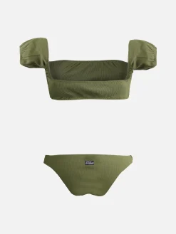 Bikini a fascia verde militare