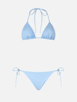 Bikini a triangolo azzurro chiaro da donna Leah Marielle