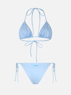 Bikini a triangolo azzurro chiaro da donna Leah Marielle