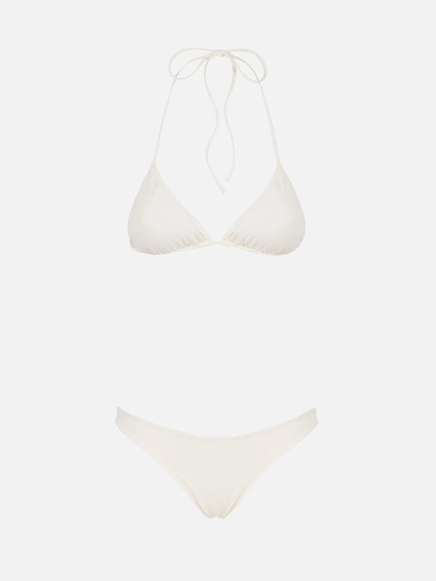 Bikini a triangolo da donna color crema Leah Naomi