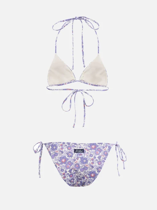 Bikini a triangolo da donna Betsy Leah Virgo | REALIZZATO CON TESSUTO LIBERTY