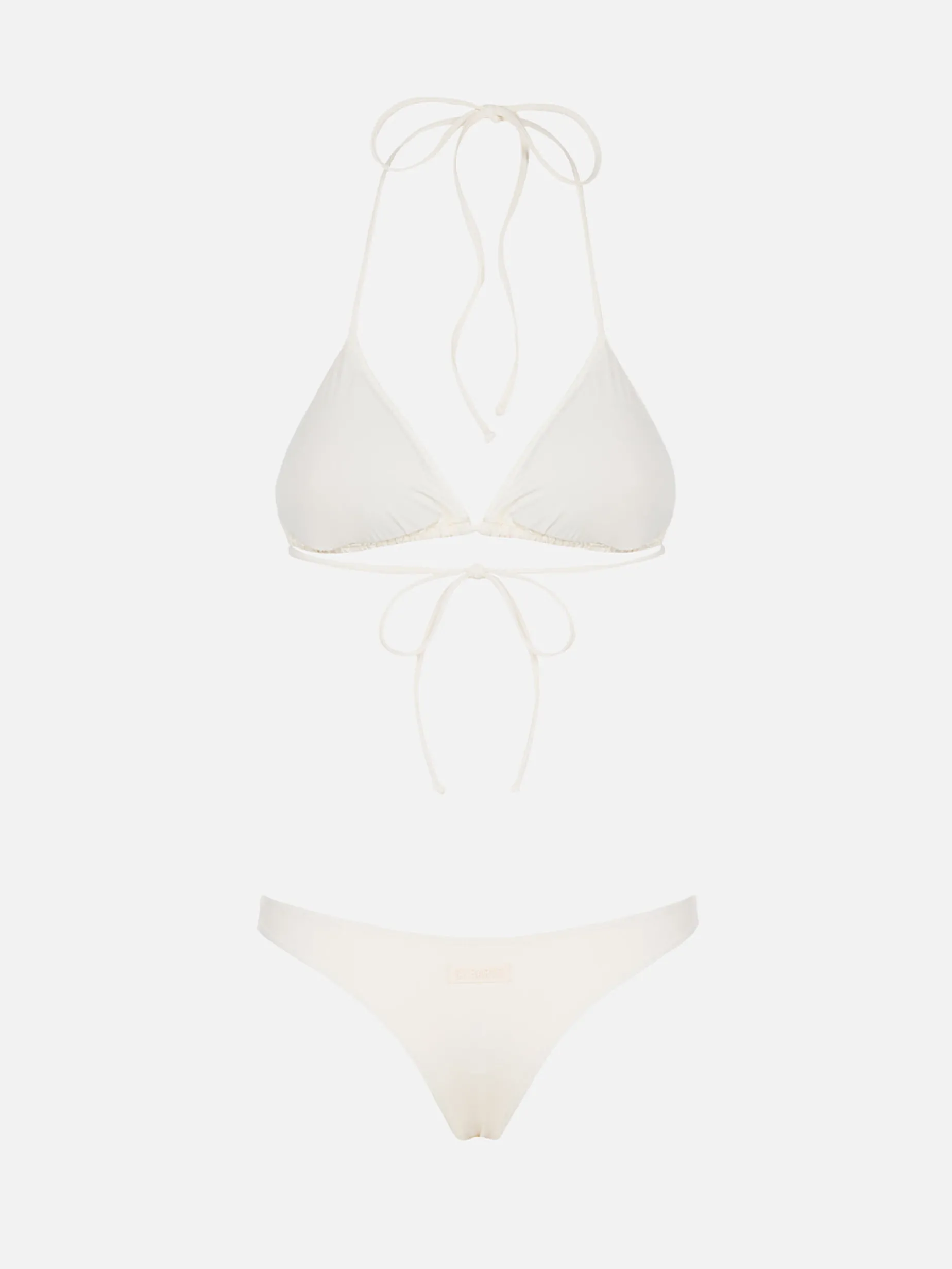 Bikini a triangolo da donna color crema Leah Naomi