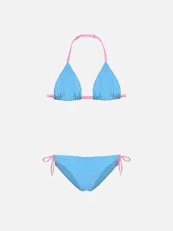Bikini celeste da bambina