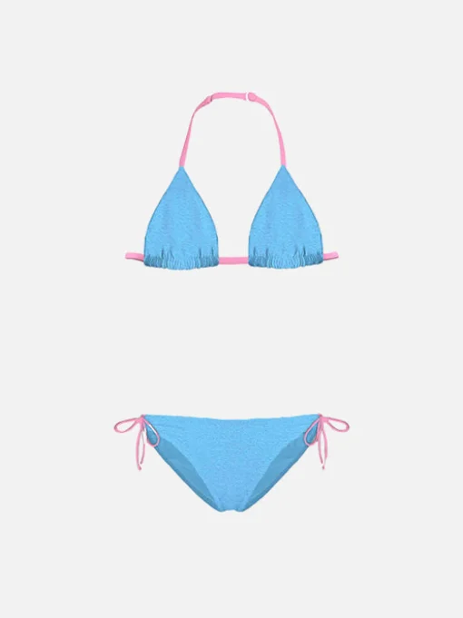 Bikini celeste da bambina