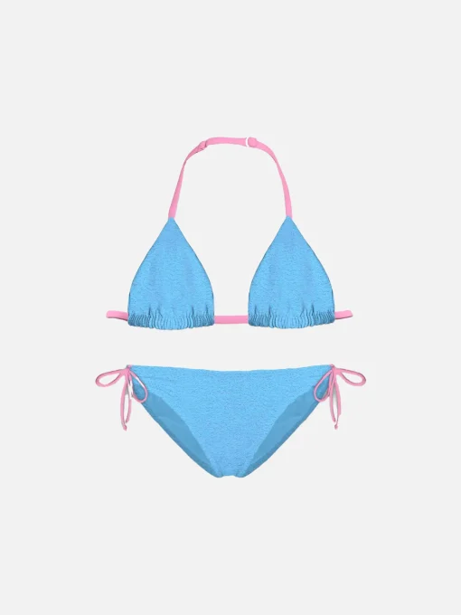 Bikini celeste da bambina