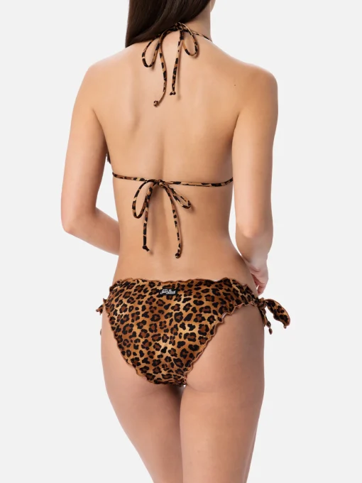 Bikini classico da donna a triangolo animalier Sarius