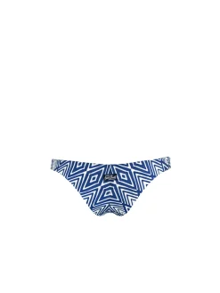 Bikini con top all'americana stampa optical