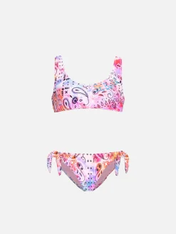 Bikini da bambina a bralette