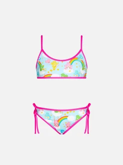 Bikini da bambina a bralette con orsetti e arcobaleni | CARE BEARS EDIZIONE SPECIALE