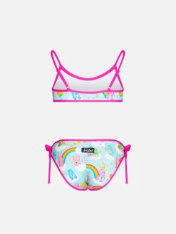 Bikini da bambina a bralette con orsetti e arcobaleni | CARE BEARS EDIZIONE SPECIALE