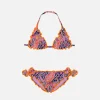 Bikini da bambina a triangolo con stampa Liberty | EDIZIONE SPECIALE LIBERTY