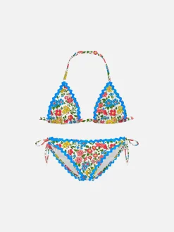 Bikini da bambina con stampa fiori | EDIZIONE SPECIALE LIBERTY
