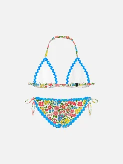 Bikini da bambina con stampa fiori | EDIZIONE SPECIALE LIBERTY